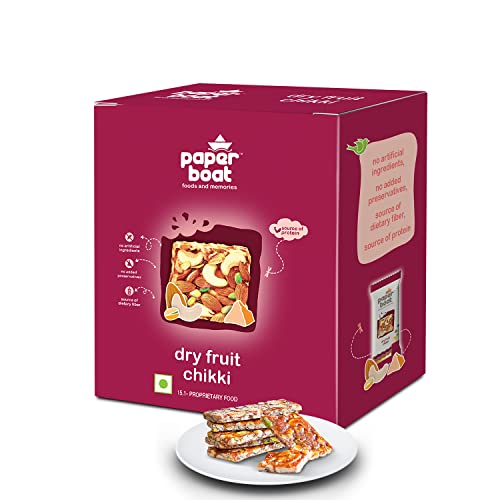 Image 1 of Dry Fruit Chikki / 250 gm (Pack of 1) for the product Paper Boat Dry Fruit Chikki