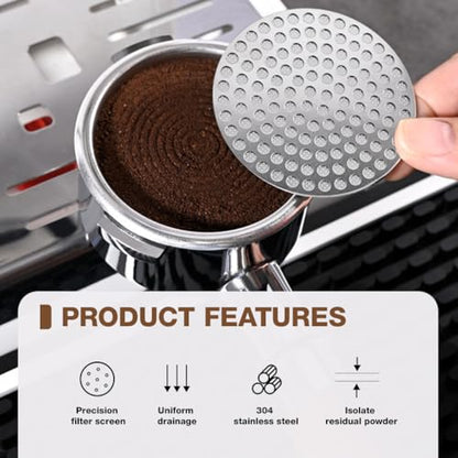 Image 4 of Supvox Puck Screen 51mm for Coffee Portafilter Magnetic Pickup Filter Disk