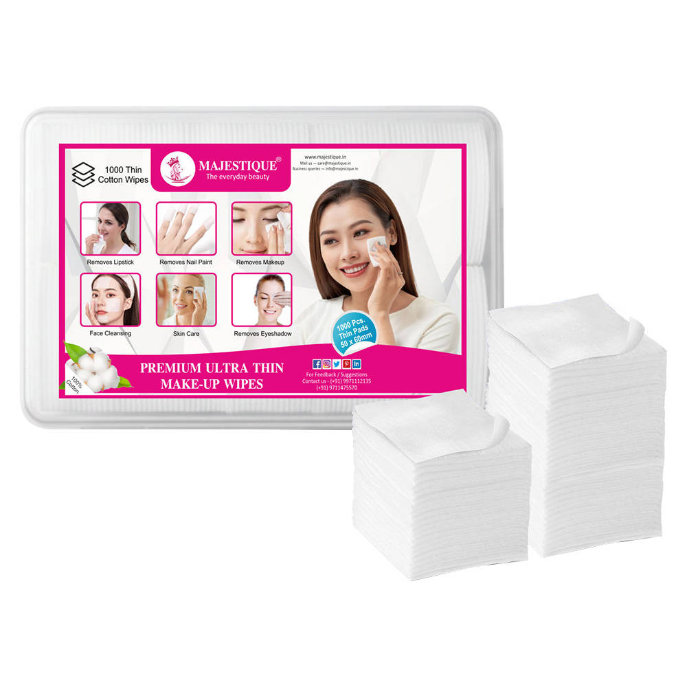 Image 8 of Majestique Ultra Thin Makeup Cotton Wipes