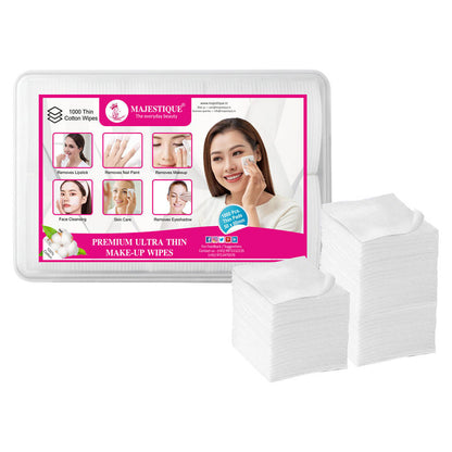 Image 8 of Majestique Ultra Thin Makeup Cotton Wipes