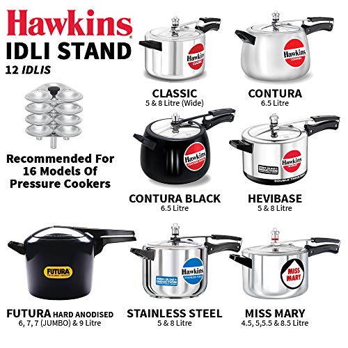 Image 5 of Hawkins Idli Stand suitable for 5L Cooker (12 Idlis)