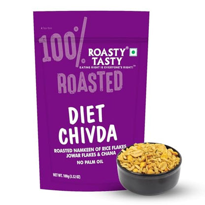 Image 1 of Default Title for the product Roasty Tasty Diet Chivda 100g x 4 Packs