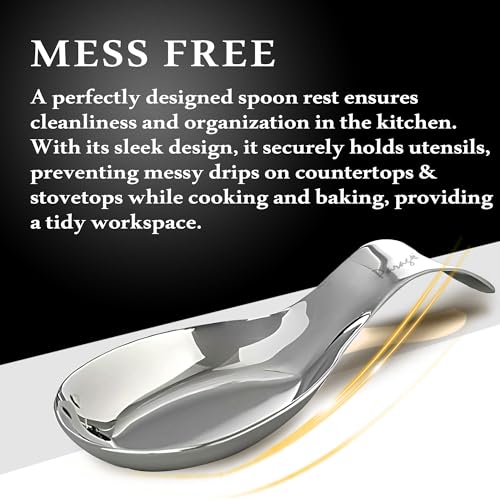 Image 5 of Parage Stainless Steel Spoon Rest Set of 2, 21.5 cm Long