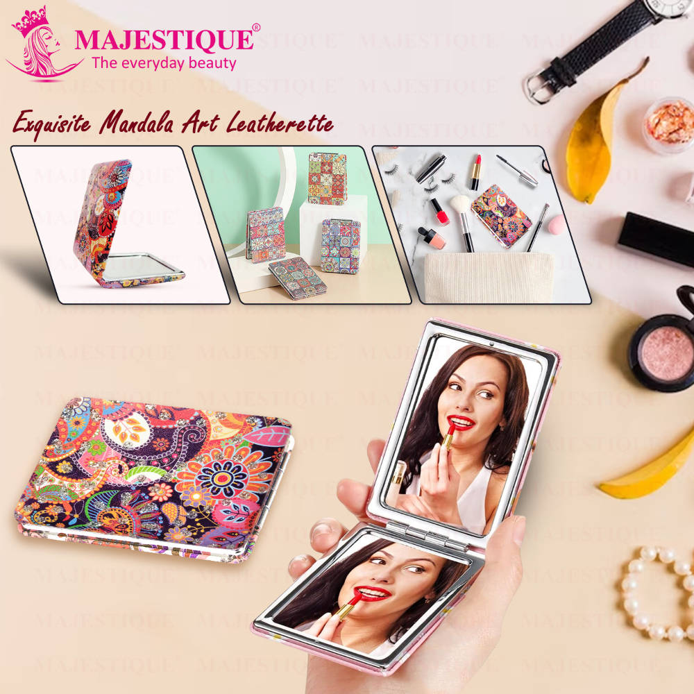 Image 3 of Majestique Shimmer Square Magnifying Mirror