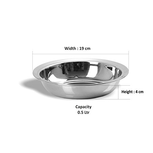 Image 17 of Sumeet Stainless Steel Serving Plates