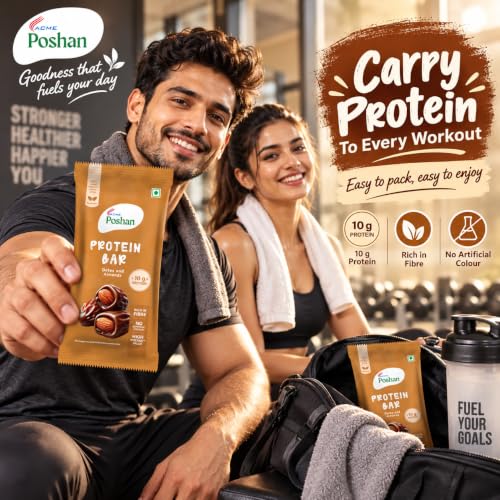 Image 6 of Acme Poshan High Protein Bar - Dates & Almonds | 50g