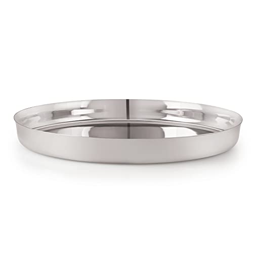 Image 2 of neelam Stainless Steel Guj. Sada Thali 30 cm Set of 6