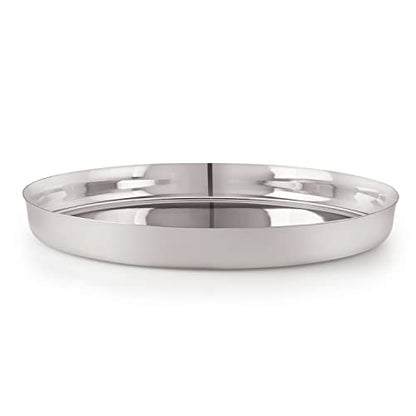 Image 2 of neelam Stainless Steel Guj. Sada Thali 30 cm Set of 6