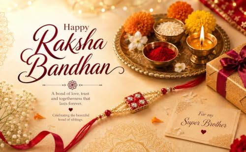 Image 5 of Brown tree Dry Fruits Rakhi Gift Hamper Signature 4P-140g