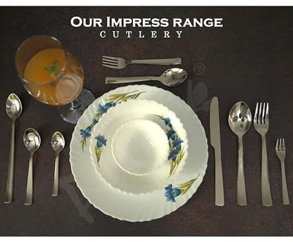 Image 6 of Parage 6 Pieces Stainless Steel Spoons Set, Dinner Spoon Length 16cm