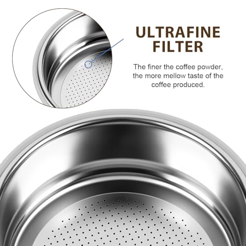 Image 5 of Supvox 51mm Portafilter Basket Single Shot Espresso Filter Cup Universal