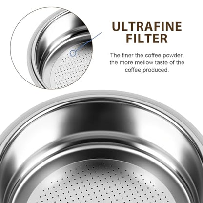 Image 5 of Supvox 51mm Portafilter Basket Single Shot Espresso Filter Cup Universal