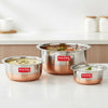 Image 1 of Default Title for the product HAZEL Utensils Set for Kitchen | Set of 3 (350 ml, 600 ml & 830 ml)