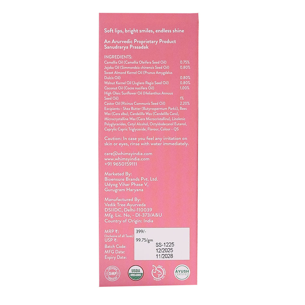 Image 13 of Whimsy Beauty Strawberry Swipe Pink Lipstick