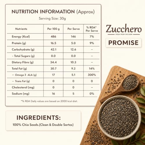 Image 2 of Zucchero Chia Seeds 1kg