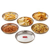 Image 1 of Default Title for the product HAZEL Stainless Steel Small Plate 15.5 cm Pack of 6