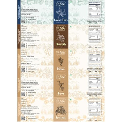 Image 3 of Lila Dry Fruits Daily Needs DryFruit Combo Pack - 500 gm (5 x 100 gm)