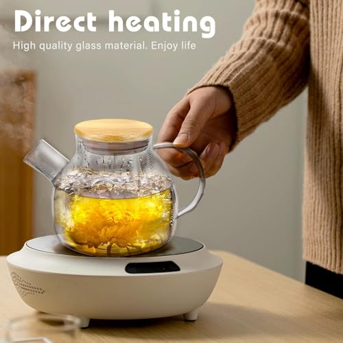 Image 5 of Jinelza Glass Teapot Stovetop Safe 1000ml