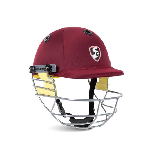Image 12 of Maroon / S for the product SG Cricket Helmet BLAZETECH