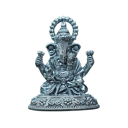 Image 1 of Default Title for the product Dista Silvers Antique Ganesh Sitting 62g