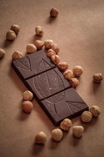 Image 5 of KOKOMAE 60% Dark Chocolate With Hazelnut Bean-to-Bar Pack of 5, 50g Each