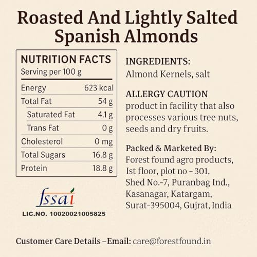 Image 3 of Forest Found Salted Almonds - 500g
