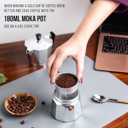 Image 5 of Sipologie Roma Moka Pot Espresso Maker, 180ml
