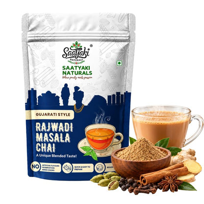 Image 1 of 50 g (Pack of 1) for the product SAATYAKI NATURALS Rajwadi Chai Masala