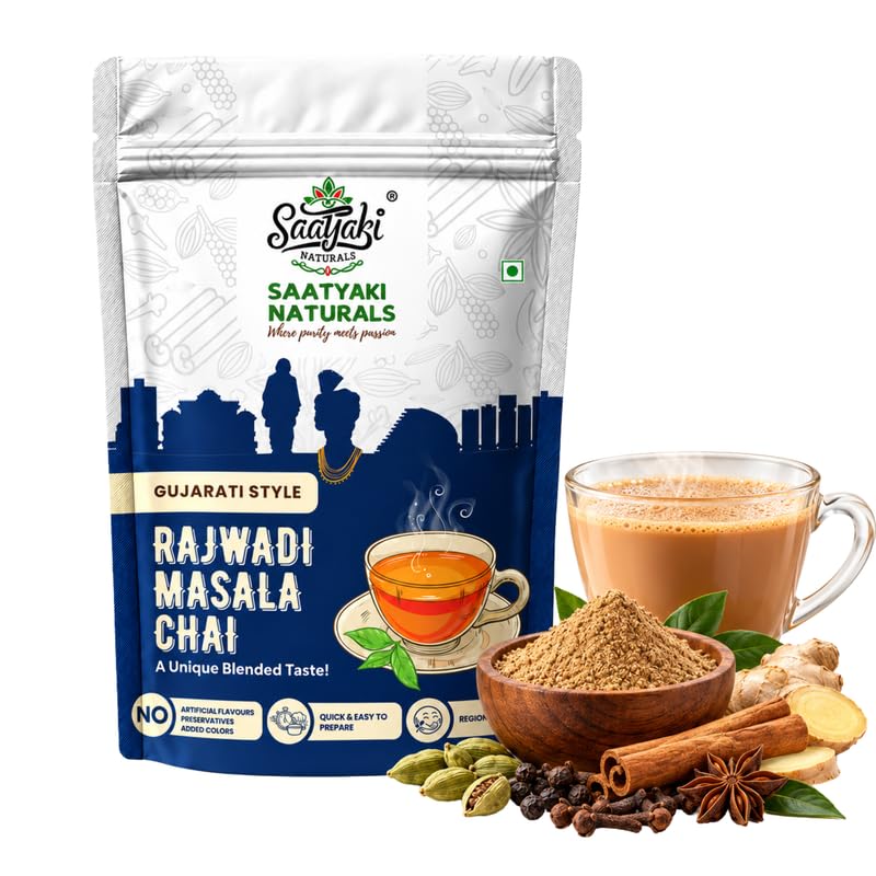 Image 4 of 400gm for the product SAATYAKI NATURALS Rajwadi Chai Masala