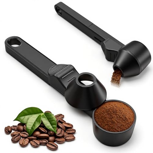 Image 1 of Default Title for the product Supvox Coffee Measuring Spoon, Sliding Level Scoop Funnel For DIY Capsules