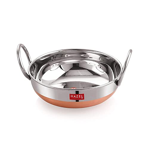 Image 1 of 1.8 Liter for the product HAZEL Stainless Steel Kadai with Copper Bottom