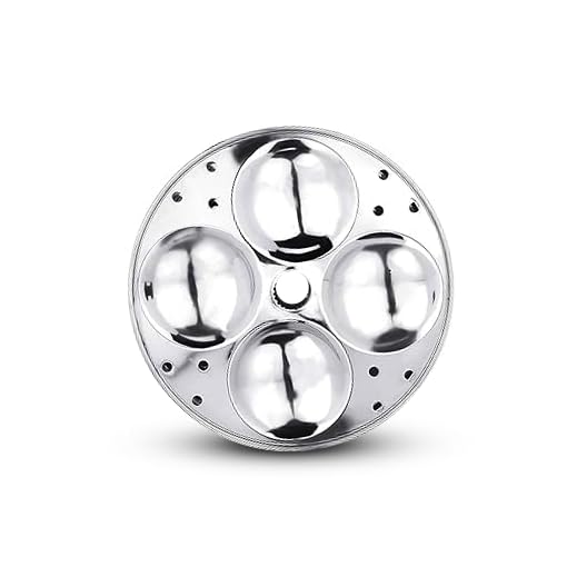 Image 6 of Fortuna Idli Steamer Stainless Steel | 2 Plate, 8 Idlis | Idli Pot/Idli maker stainless steel, Gas & Induction compatible | Small idli maker | Multi Kadai (8 Idly)
