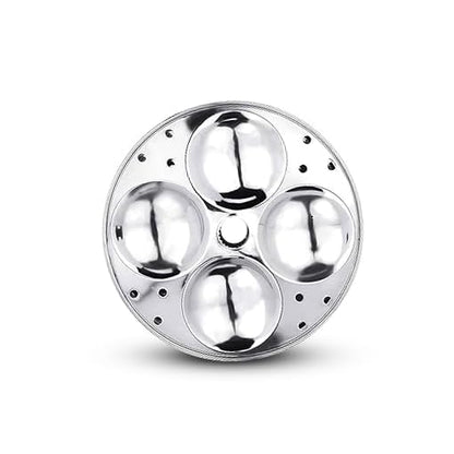 Image 6 of Fortuna Idli Steamer Stainless Steel | 2 Plate, 8 Idlis | Idli Pot/Idli maker stainless steel, Gas & Induction compatible | Small idli maker | Multi Kadai (8 Idly)