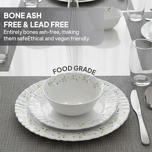 Image 13 of CELLO Tropical Lagoon Dazzle Series Opalware Dinner Set