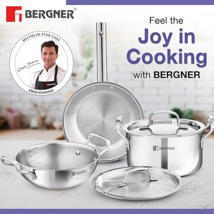 Image 5 of BERGNER TriPro Triply Stainless Steel Cookware Set