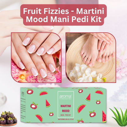 Image 4 of Aroma Treasures Martini Mood Mani-Pedi Kit With Watermelon And Litchi
