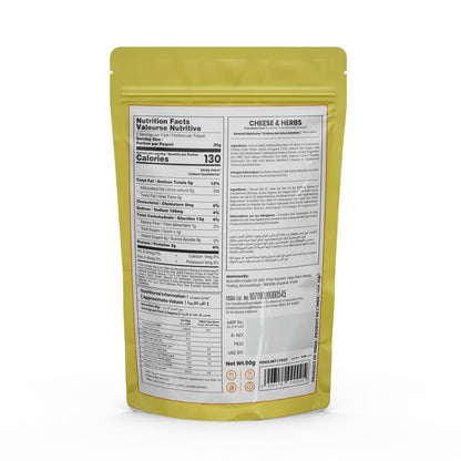 Image 3 of Heeva Roasted Makhana Foxnut Cheese n Herbs Flavour 50g Pack of 3