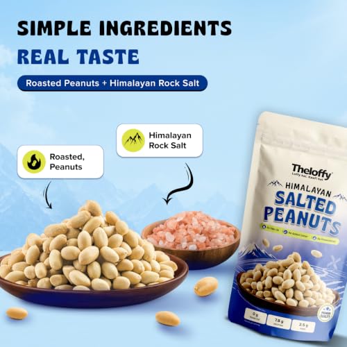 Image 6 of THELOFFY Himalayan Salted Masala Roasted Peanuts,Protein Snack,200g x 2