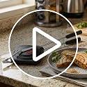 Image 2 of HAZEL Hard Anodized Sandwich Toaster