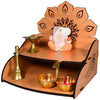 Image 1 of Default Title for the product 11 Strokes Vidyut Wooden Pooja Mandir for Home Small Size