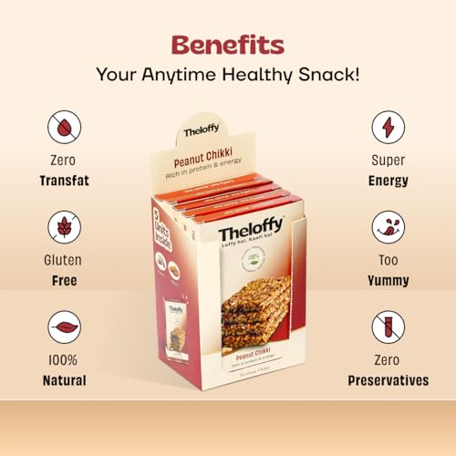 Image 4 of THELOFFY Premium Peanut Chikki with Jaggery 100G Pack Of 5