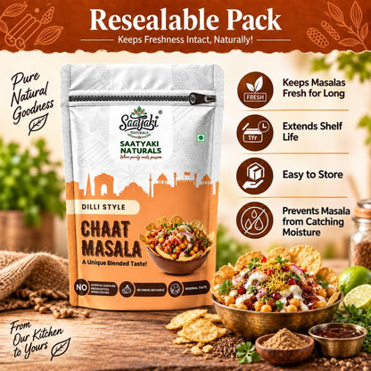 Image 9 of SAATYAKI NATURALS Dilli Chaat Masala