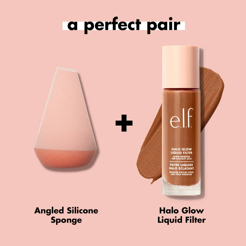 Image 3 of e.l.f. Cosmetics Angled Silicone Face Sponge