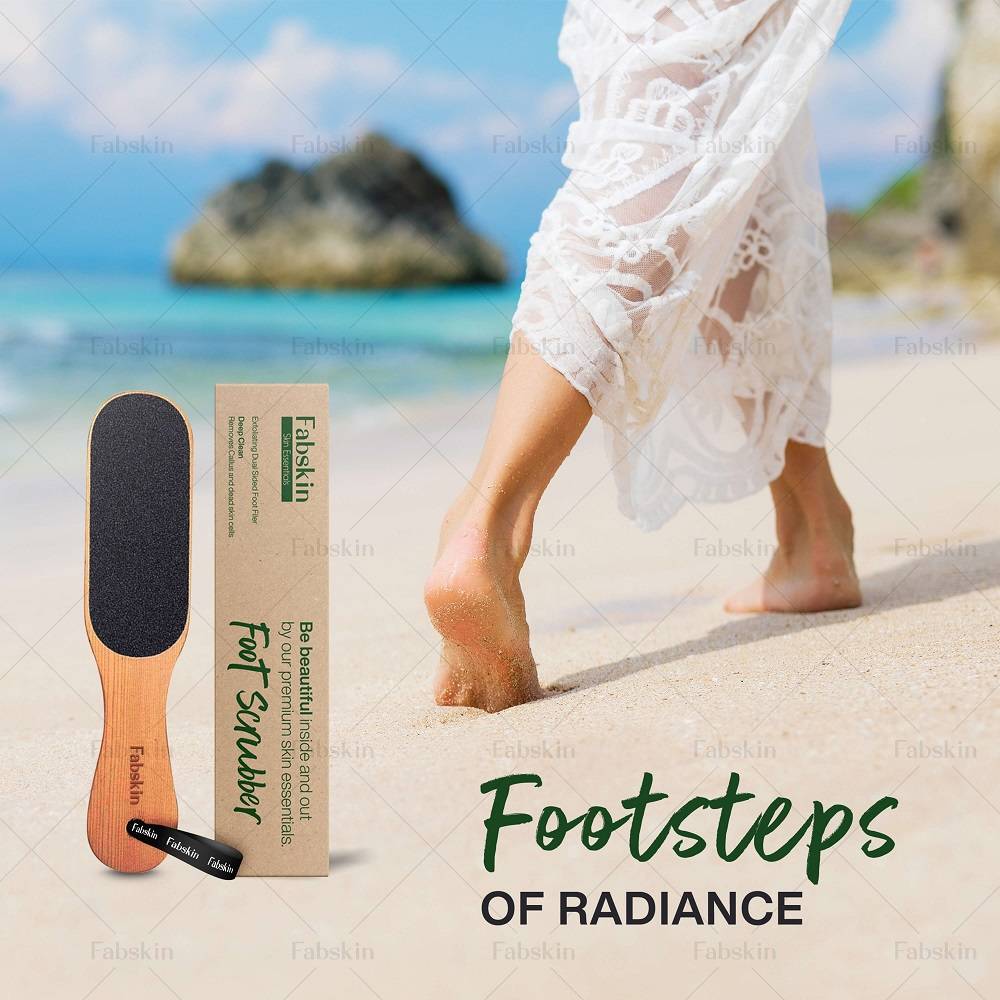 Image 3 of Fabskin Wooden Foot Scrubber Filer