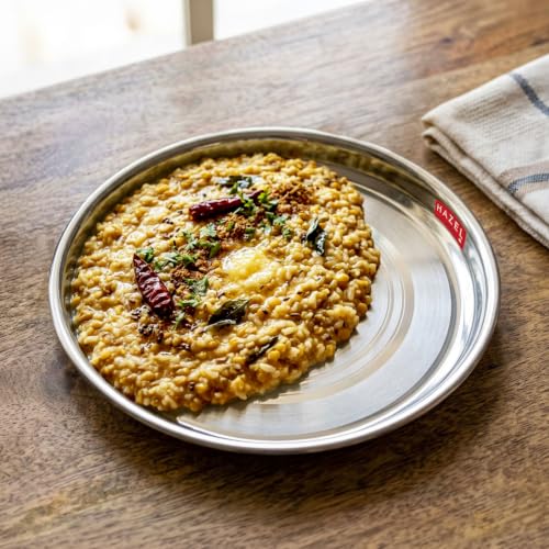 Image 5 of HAZEL Stainless Steel Dinner Plate 27 cm