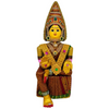Image 1 of 15 Inch for the product SRI YAGNAA - Varalakshmi Ammavari Decorated Doll - Multicolour