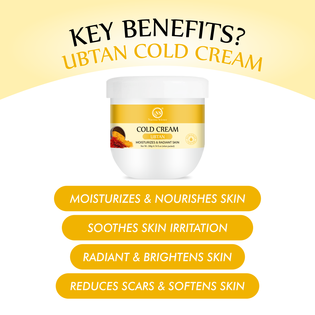 Image 3 of Nuerma Science Ubtan Cold Cream for Moisturizing & Glowing Skin