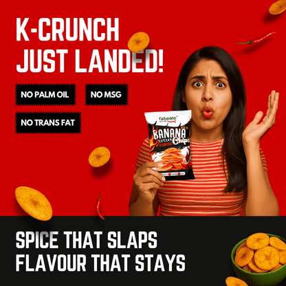 Image 4 of Fabeato Korean Kimchi Flavor Banana Chips (60g)