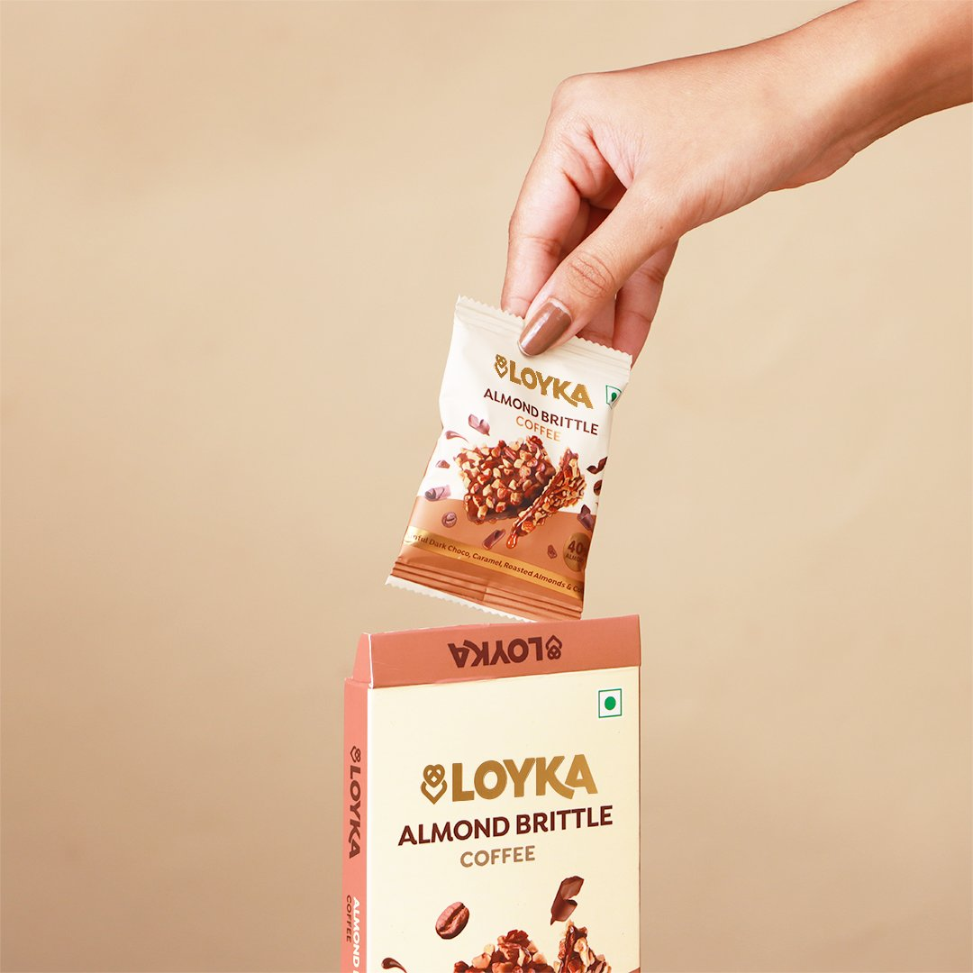 Image 4 of Loyka Almond Brittle Coffee 3 Pcs Box