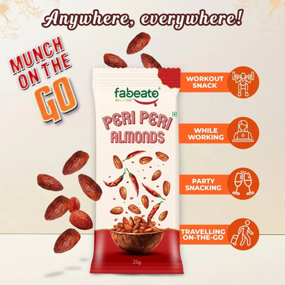 Image 2 of Fabeato Munch on the Go Snack Premium Peri Peri Almonds